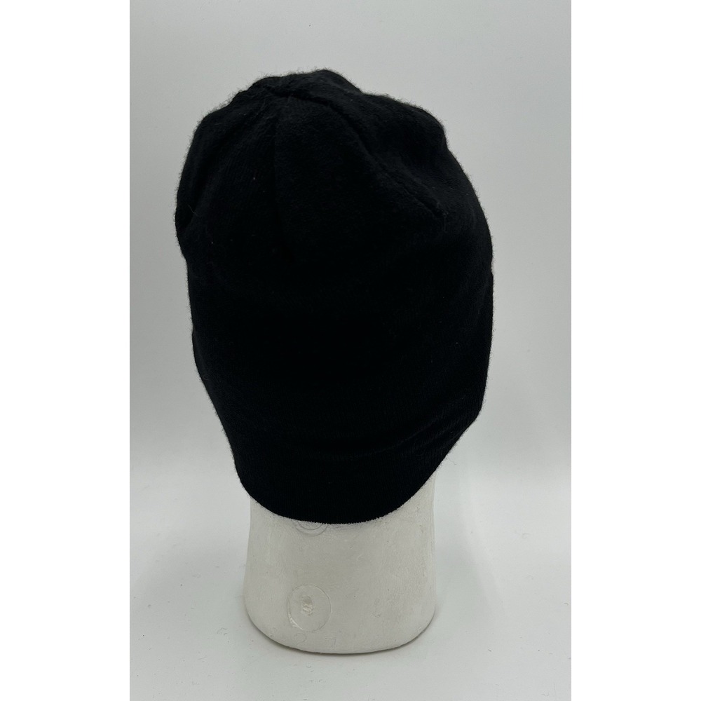 The North Face Black & White Knit Beanie Hat Unisex One Size Winter Cap - Picture 3 of 6